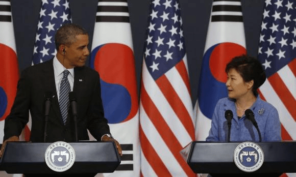 Foto: Pbs. Los presidentes de Estados Unidos y Corea del Sur. El TLCAN y el KORUS “están destruyendo al país”, dijo Trump.