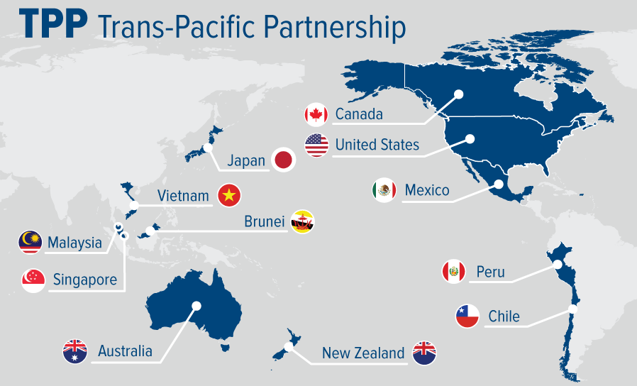 Gráfico: USFunds. “No aprobar el TPP afectaría nuestro liderazgo y nuestra posición y les daríamos las llaves del castillo a China”, comentó Froman.