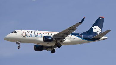 Aeroméxico opera aviones Boeing y Embraer.