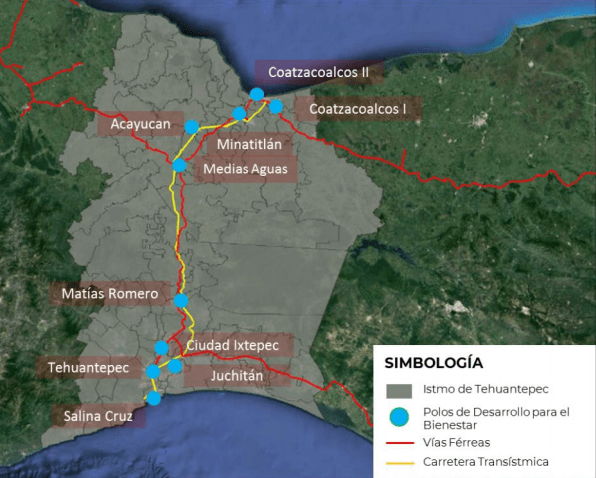 The Ministry of Finance proposed to invest 3,509 million pesos in the Interoceanic Corridor of the Isthmus of Tehuantepec by 2021.