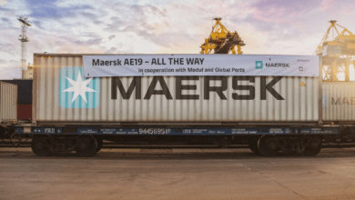 Maersk announced on Thursday an increase of up to two departures per week on its AE19 service.