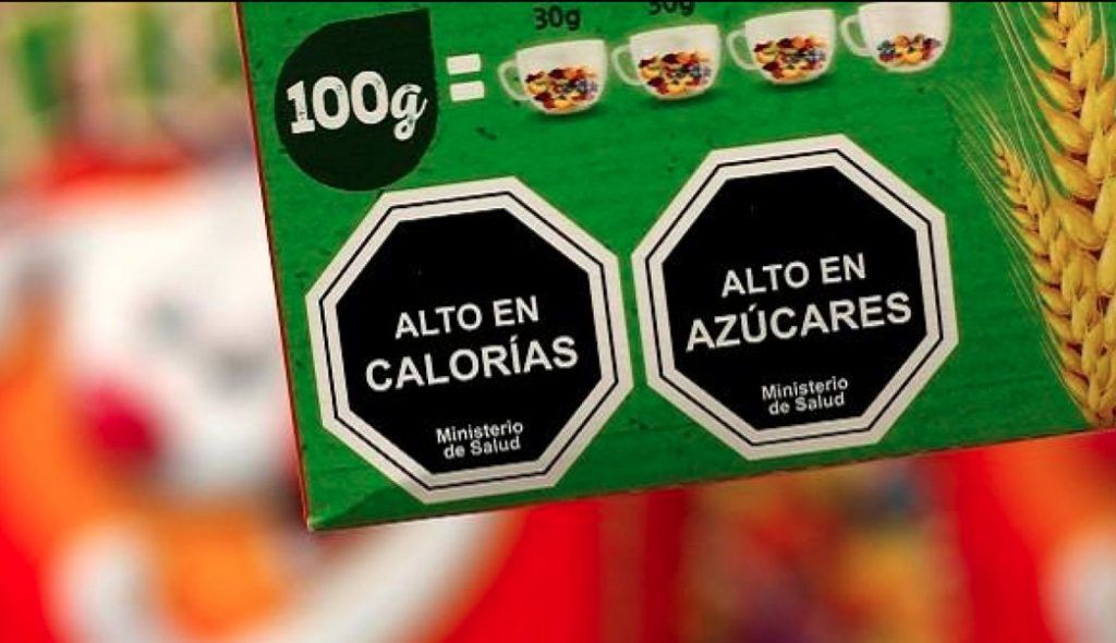 Fase II da rotulagem na frente da embalagem no México