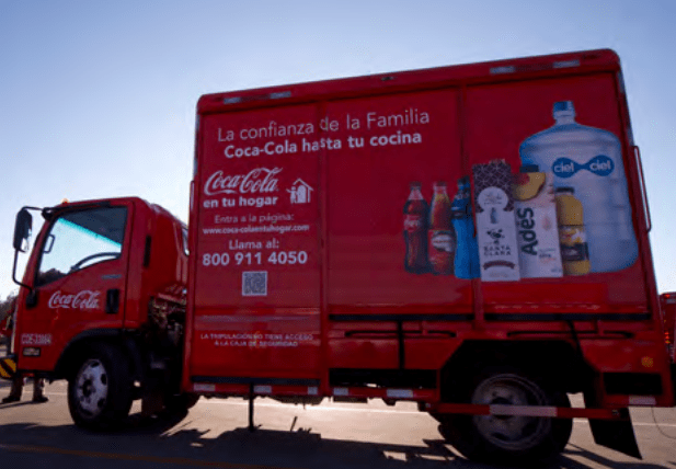 Coca-Cola FEMSA agregó 400 rutas nuevas en 2021. Coca-Cola FEMSA added 400 new routes in 2021.