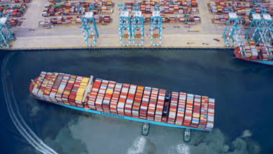 La demanda mundial de contenedores disminuyó 1.2 % en el primer trimestre, de acuerdo con la empresa Maersk. The world demand for containers decreased 1.2% in the first quarter, according to the Maersk company.