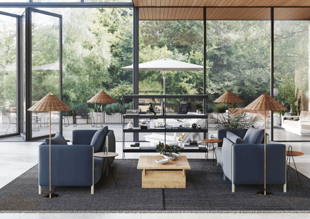 Los principales fabricantes de muebles de oficina del mundo son Miller Knoll, Steelcase, Haworth, HNI y Kokuyo. The world's leading office furniture manufacturers are Miller Knoll, Steelcase, Haworth, HNI and Kokuyo.